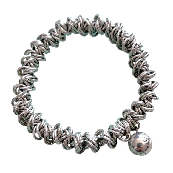 SNO of Sweden Stretch Bracelet W Ball Charm - Picture 3 of 3